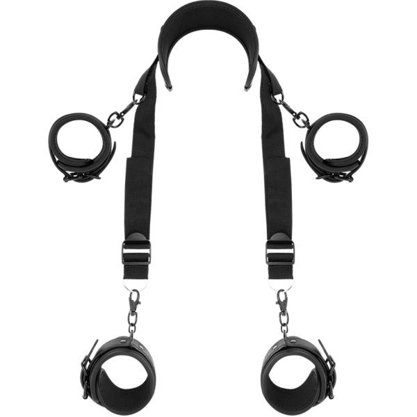 FETISH SUBMISSIVE - POSICIÓN MASTER CON 4 ESPOSAS CON FORRO DE NEOPRENO - Imagen 2