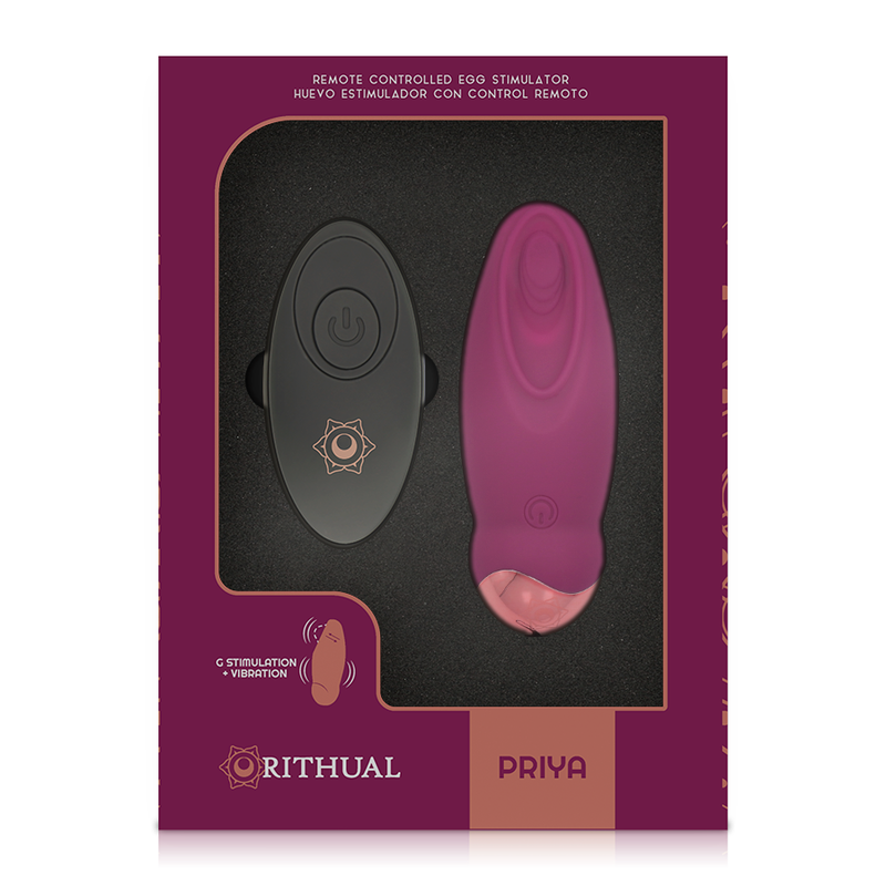 RITHUAL - PRIYA HUEVO CONTROL REMOTO G-SPOT + VIBRACIÓN - Imagen 6