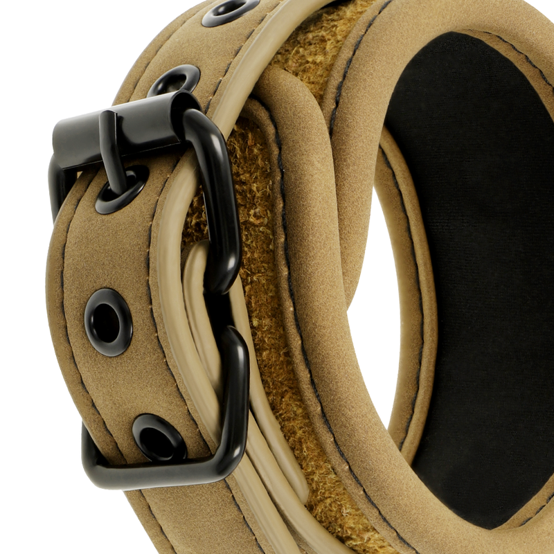 FETISH SUBMISSIVE ORIGEN - ESPOSAS TOBILLOS CUERO VEGANO CON FORRO DE NEOPRENO - Imagen 6