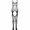 PASSION - ECO COLLECTION BODYSTOCKING ECO BS004 NEGRO - Imagen 3