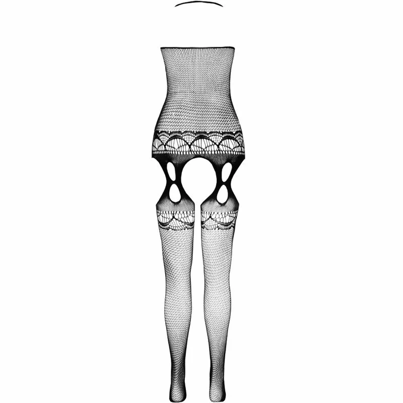 PASSION - ECO COLLECTION BODYSTOCKING ECO BS006 BLANCO - Imagen 4