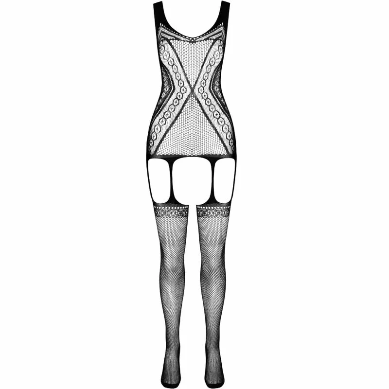 PASSION - ECO COLLECTION BODYSTOCKING ECO BS007 NEGRO - Imagen 3