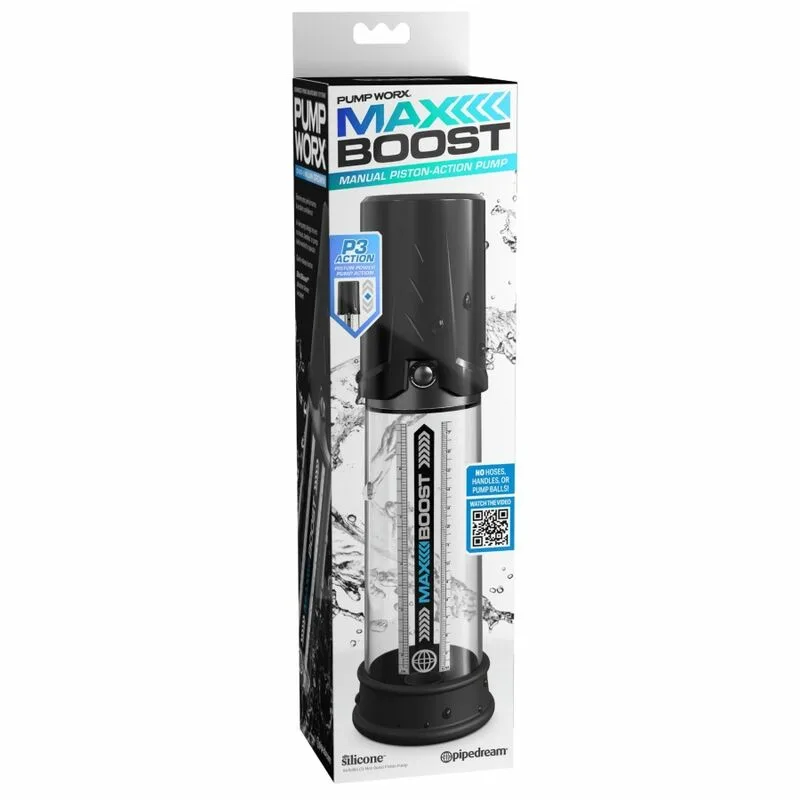 PUMP WORX - BOMBA DE ERECCION MAX BOOST NEGRO - Imagen 5