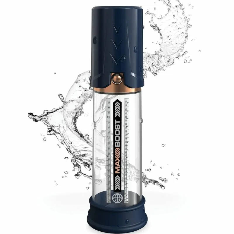 PUMP WORX - BOMBA DE ERECCION MAX BOOST AZUL - Imagen 4