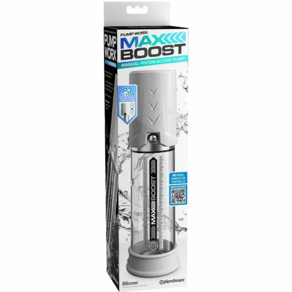 PUMP WORX - BOMBA DE ERECCION MAX BOOST BLANCO - Imagen 6