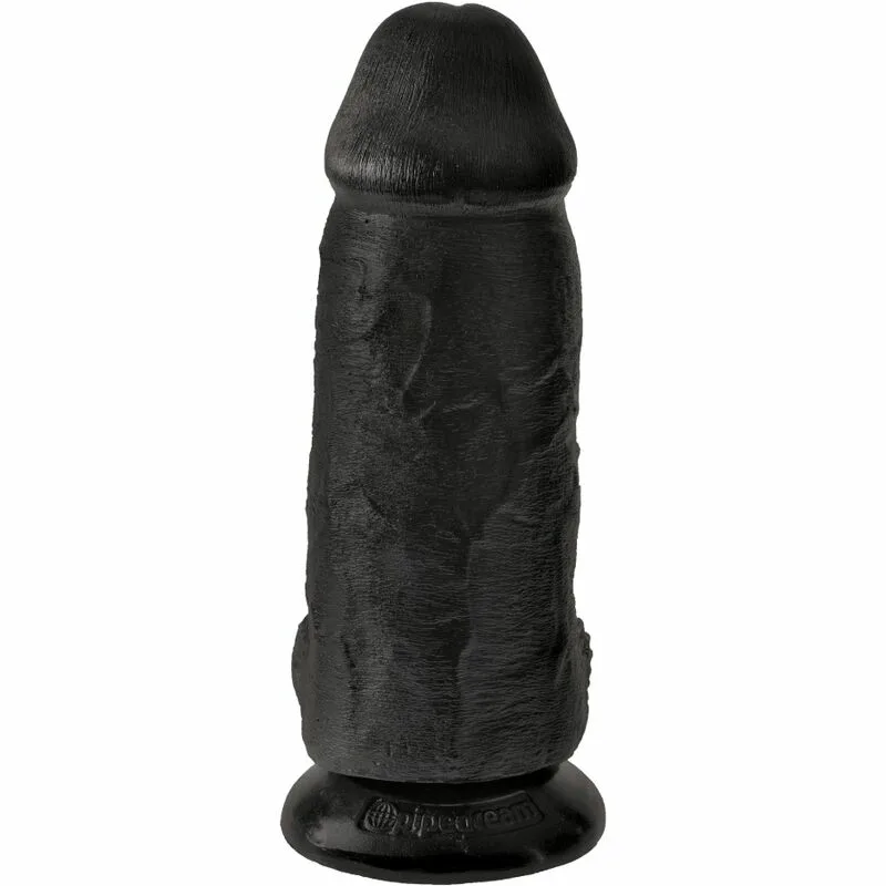 KING COCK - PENE REALÍSTICO CHUBBY 23 CM NEGRO - Imagen 2
