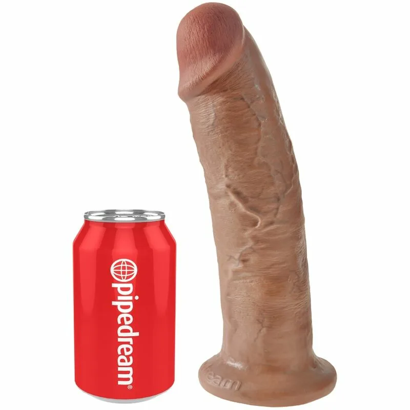KING COCK - PENE REALÍSTICO 24 CM CARAMELO - Imagen 5