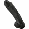 KING COCK - PENE REALÍSTICO CON TESTÍCULOS 30.5 CM NEGRO - Imagen 3