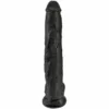 KING COCK - PENE REALÍSTICO CON TESTÍCULOS 30.5 CM NEGRO - Imagen 2