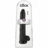 KING COCK - PENE REALÍSTICO CON TESTÍCULOS 30.5 CM NEGRO - Imagen 6