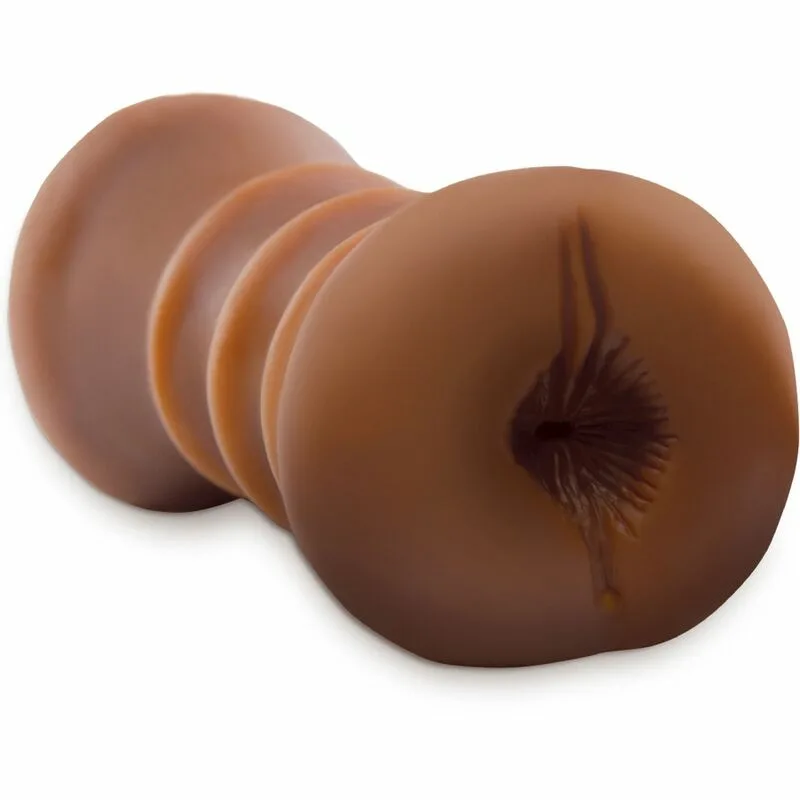 FETISH FANTASY EXTREME - MASTURBADOR REALÍSTICO DOBLE ENTRADA VAGINA & ANO MARRÓN - Imagen 2