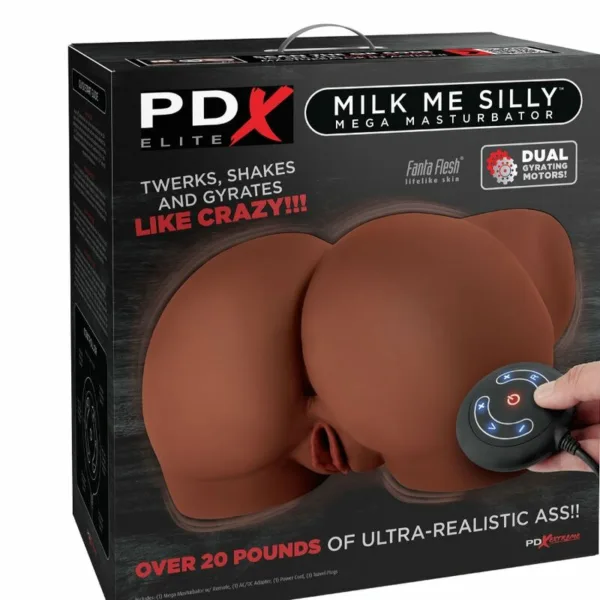 PDX ELITE - MEGA MASTURBADOR MILK ME SILLY VAGINA & ANO MARRON - Imagen 7