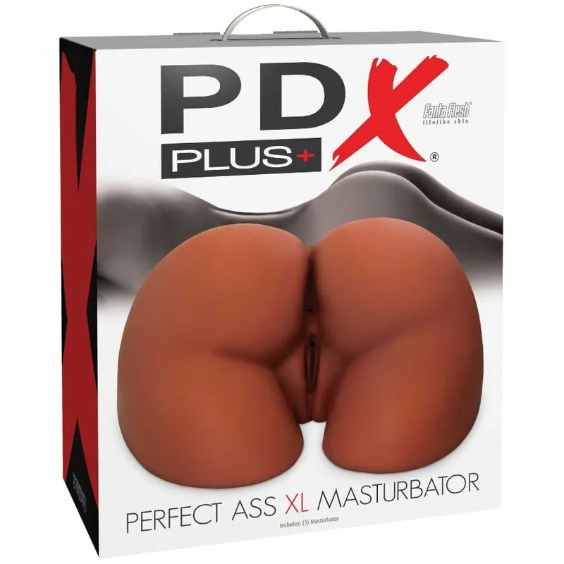 PDX PLUS - MASTURBADOR PERFECT ASS XL DOBLE ENTRADA MARRON - Imagen 4