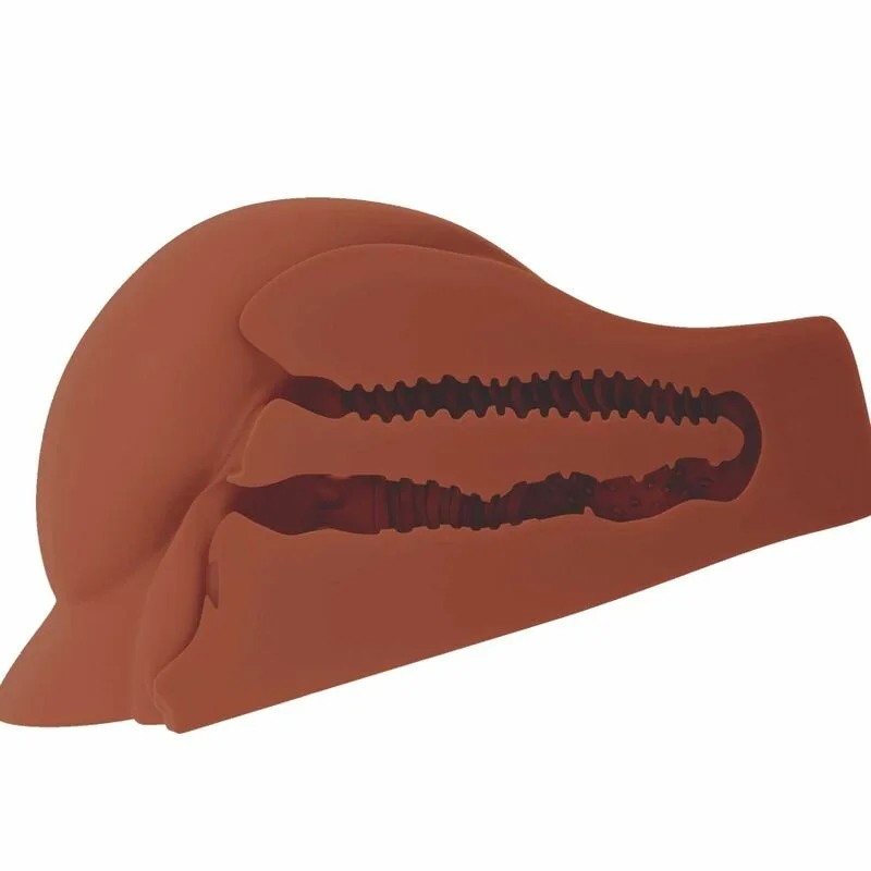 PDX PLUS - MASTURBADOR PERFECT ASS XL DOBLE ENTRADA MARRON - Imagen 3