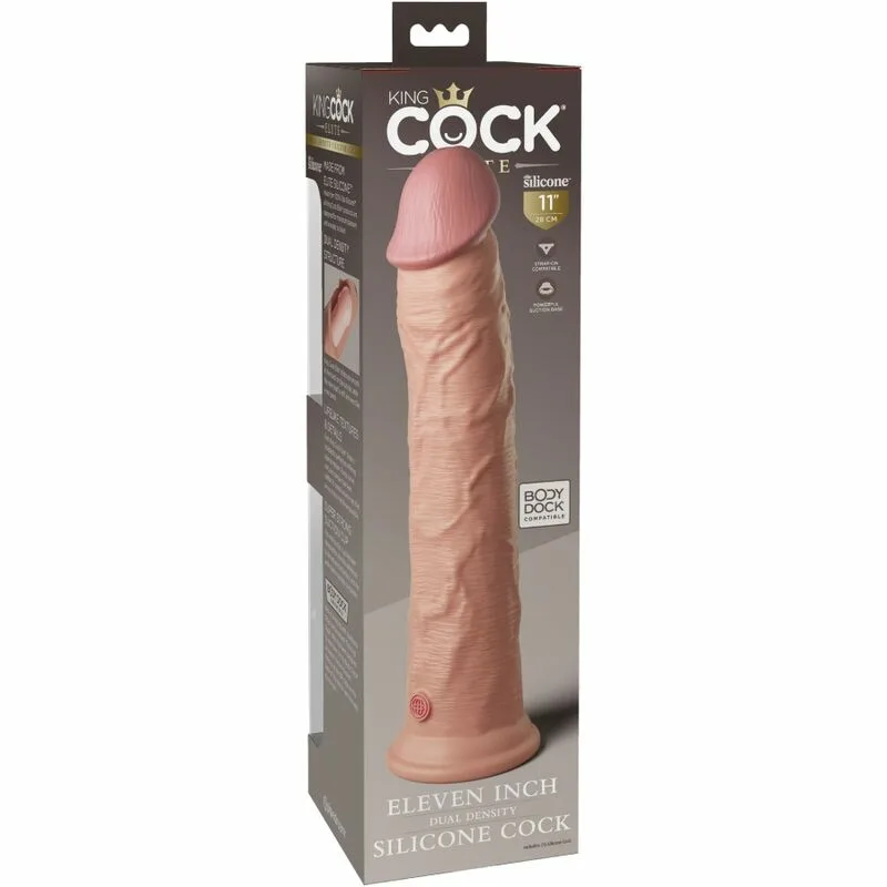 KING COCK - ÉLITE DILDO REALÍSTICO SILICONA 28 CM - Imagen 5