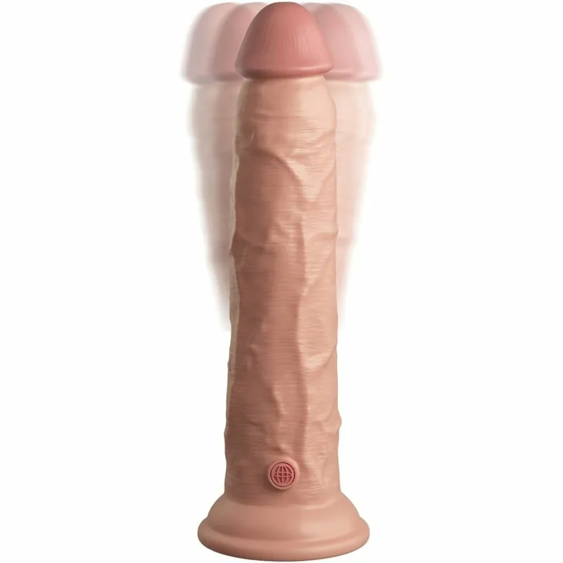 KING COCK - ÉLITE DILDO REALÍSTICO VIBRADOR & SILICONA CONTROL REMOTO 23 CM - Imagen 5
