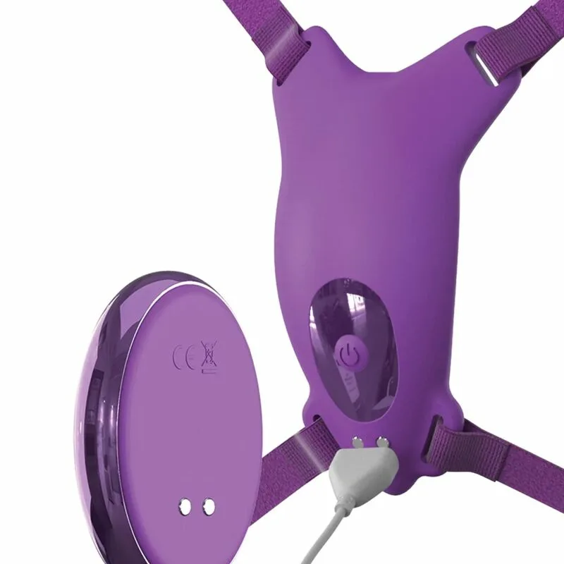 FANTASY FOR HER - ARNES MARIPOSA VIBRADOR, RECARGABLE & CONTROL REMOTO VIOLETA - Imagen 4