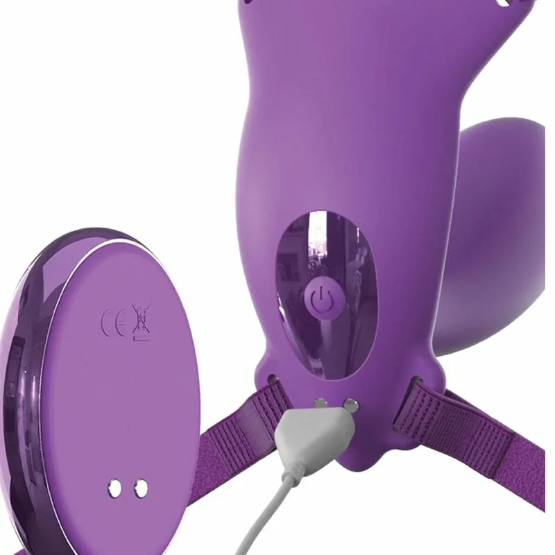 FANTASY FOR HER - ARNES MARIPOSA G-SPOT CON VIBRADOR, RECARGABLE & CONTROL REMOTO VIOLETA - Imagen 3