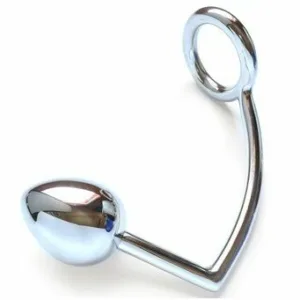 METAL HARD - ANILLO CON GANCHO ANAL 50MM