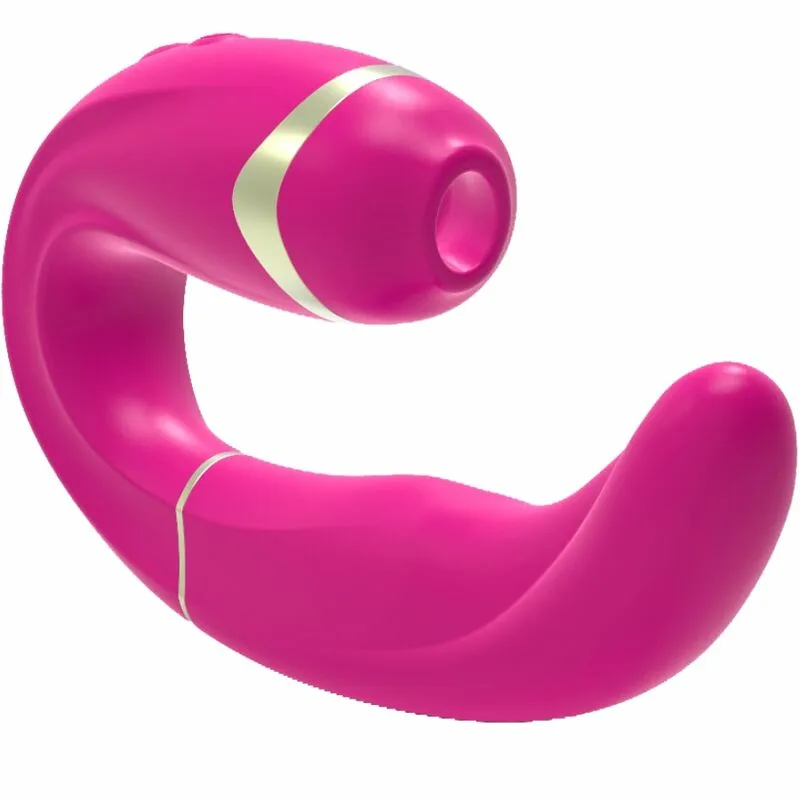 ADRIEN LASTIC - MYG SUCCIONADOR CLÍTORIS Y ESTIMULADOR G-SPOT ROSA - Imagen 4