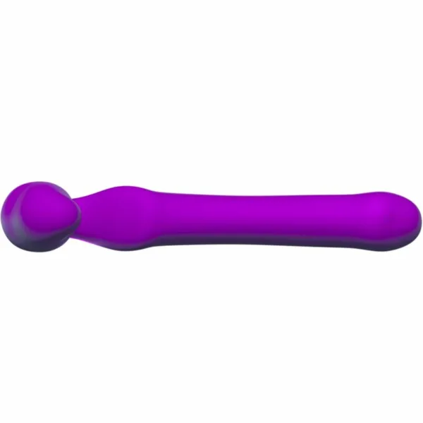 ADRIEN LASTIC - QUEENS STRAP-ON FLEXIBLE VIOLETA TALLA M - Imagen 3