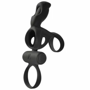 ADRIEN LASTIC - SPARTACUS ANILLO & FUNDA DE PENE CON VIBRADOR
