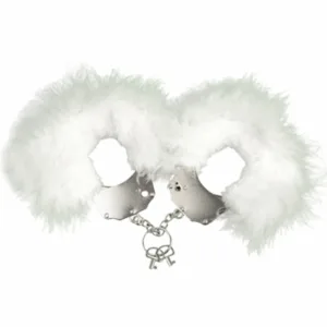 ADRIEN LASTIC - ESPOSAS METAL CON PLUMAS BLANCO