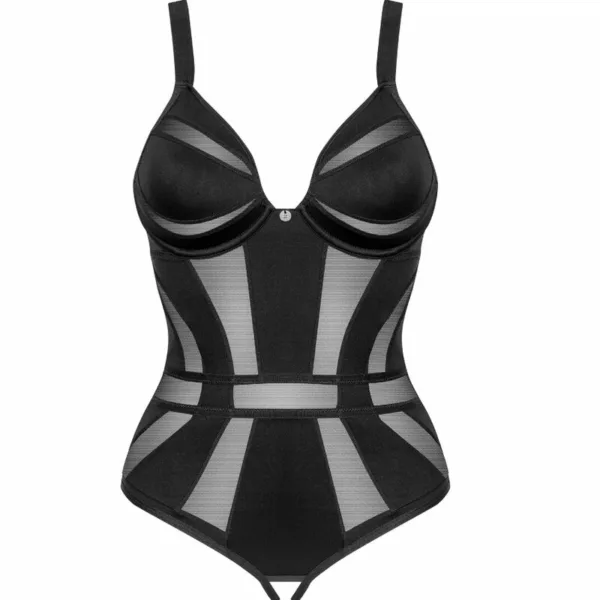 OBSESSIVE - CHIC AMORIA CROTCHLESS TEDDY XL/XXL - Imagen 4