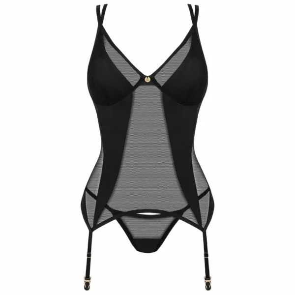 OBSESSIVE - NESARI CORSET & TANGA XL/XXL - Imagen 5
