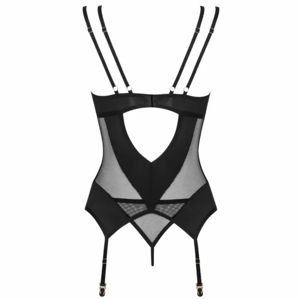 OBSESSIVE - NESARI CORSET & TANGA XL/XXL - Imagen 6
