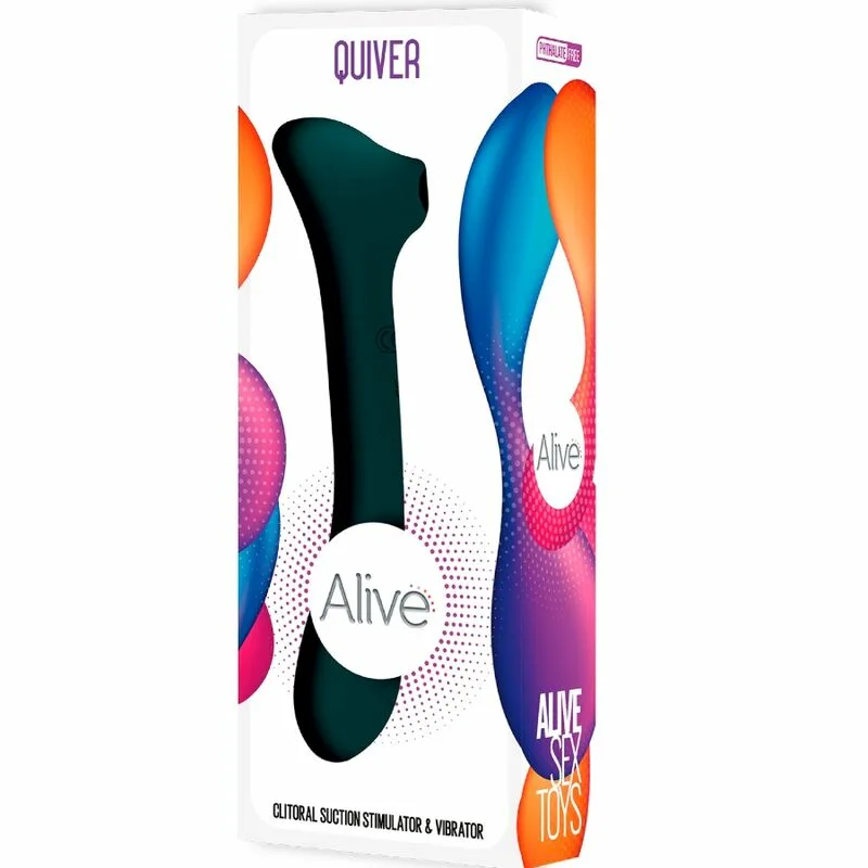 ALIVE - QUIVER ONDAS ESTIMULADORAS & VIBRADOR VERDE - Imagen 7