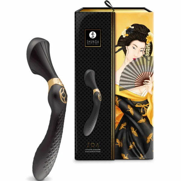 SHUNGA - ZOA MASAJEADOR ÍNTIMO NEGRO - Imagen 3