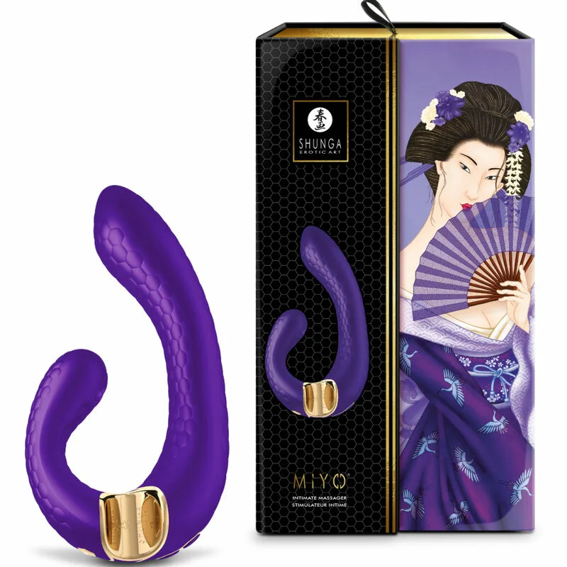 SHUNGA - MIYO MASAJEADOR INTIMO VIOLETA - Imagen 3