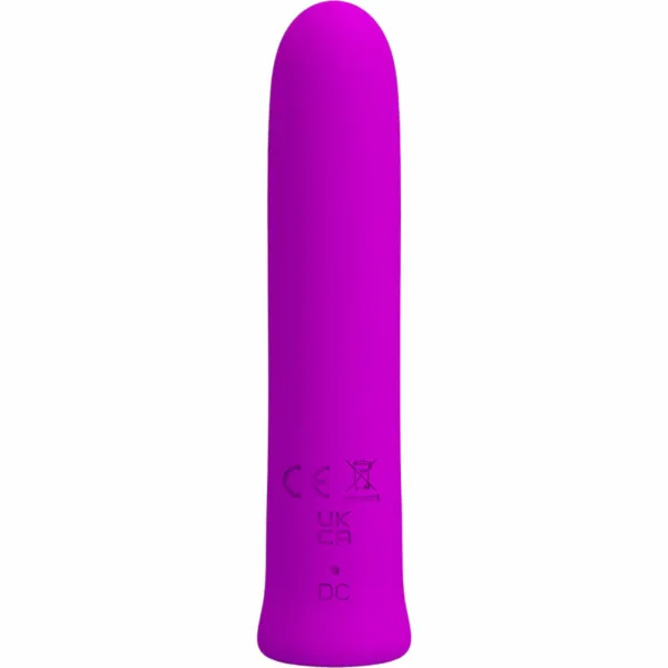 PRETTY LOVE - CURTIS MINI VIBRADOR SUPER POWER 12 VIBRACIONES SILICONA VIOLETA - Imagen 3