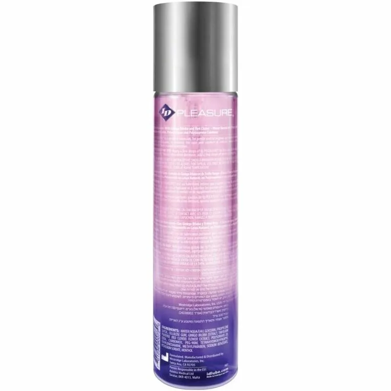 ID PLEASURE - LUBRICANTE BASE AGUA TINGING SENSATION 500 ML - Imagen 2