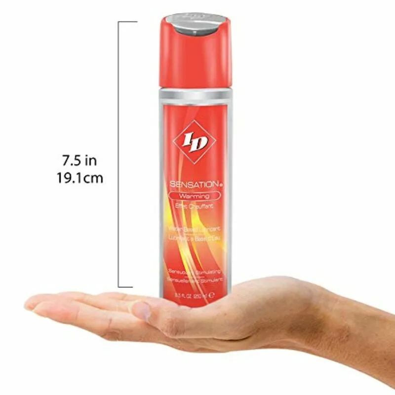 ID SENSATION - LUBRICANTE BASE AGUA EFECTO CALOR 250 ML - Imagen 2