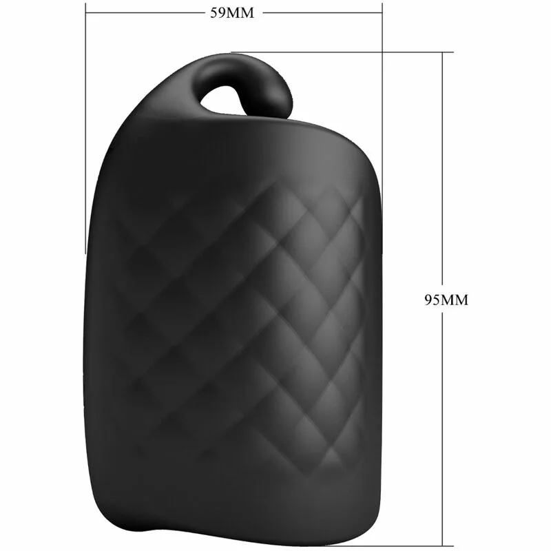 PRETTY LOVE - MASTURBADOR MANUAL PARA GLANDE VIBRADOR RECARGABLE - Imagen 5