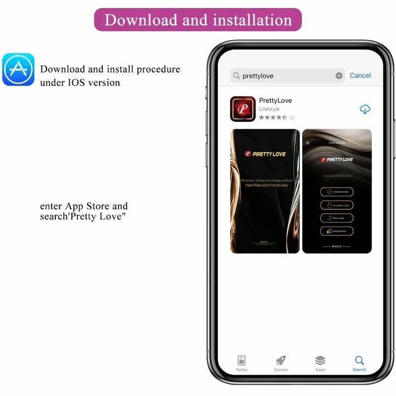 PRETTY LOVE - CATALINA HUEVO VIBRADOR RECARGABLE ROSA - Imagen 9