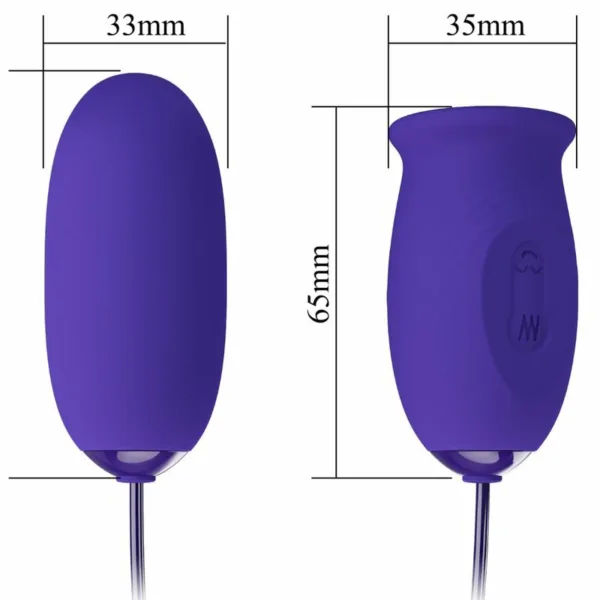 PRETTY LOVE - DAISY YOUTH ESTIMULADOR VIBRADOR RECARGABLE VIOLETA - Imagen 4