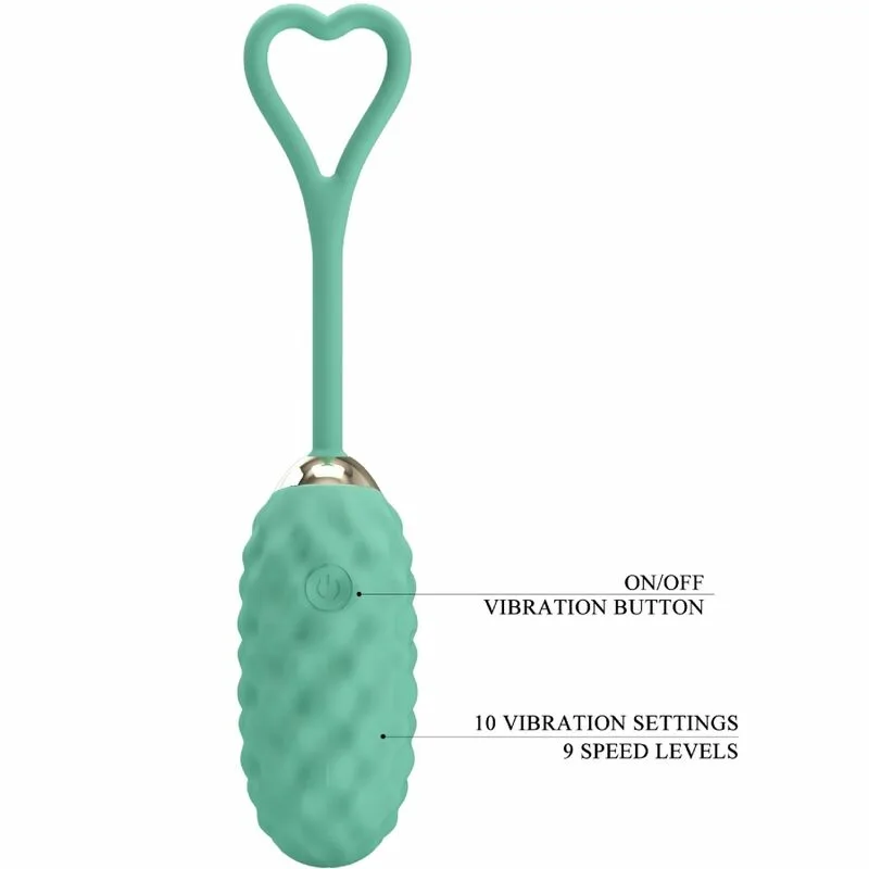 PRETTY LOVE - VIVIAN HUEVO VIBRADOR CONTROL REMOTO VERDE - Imagen 6