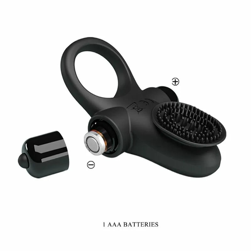 PRETTY LOVE - ANILLO VIBRADOR II PARA PENE NEGRO - Imagen 8