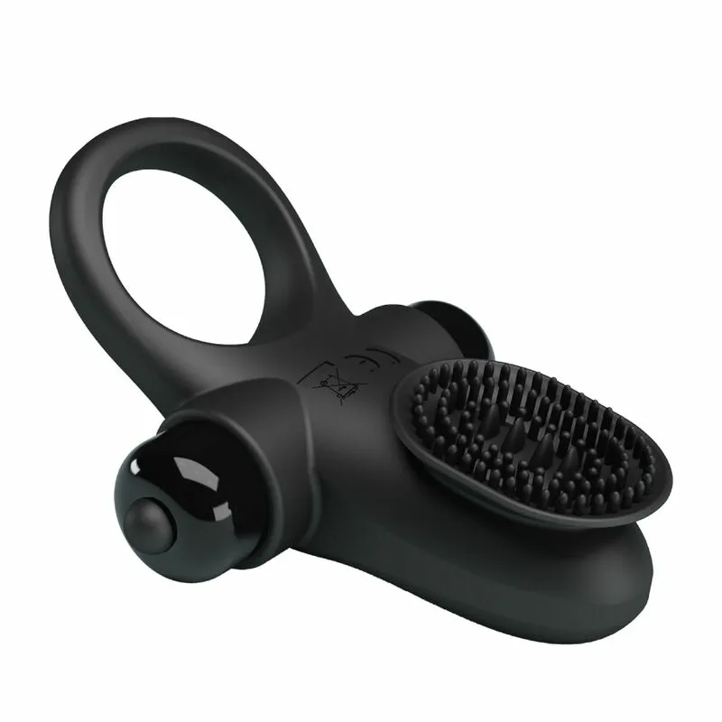 PRETTY LOVE - ANILLO VIBRADOR II PARA PENE NEGRO - Imagen 5