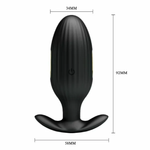 PRETTY LOVE - JEFFERSON PLUG ANAL CONTROLADO POR APP NEGRO - Imagen 4