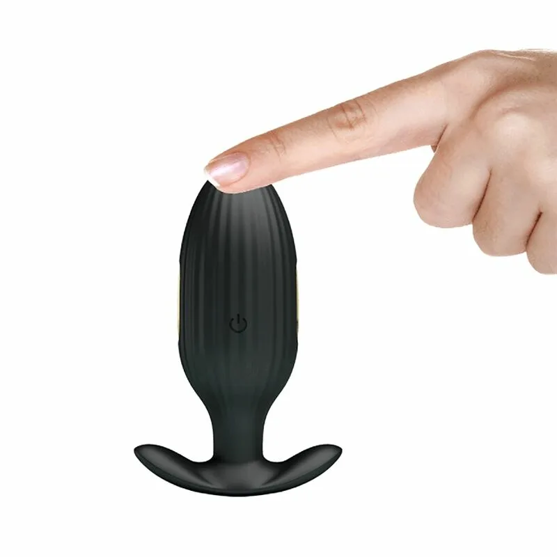 PRETTY LOVE - KELLY PLUG ANAL VIBRADOR RECARGABLE NEGRO - Imagen 7