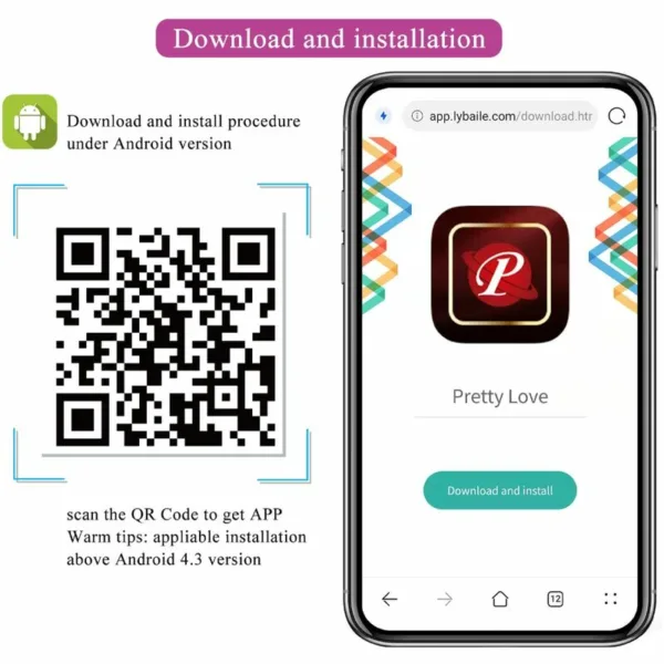 PRETTY LOVE - JEFFERSON PLUG ANAL CONTROLADO POR APP NEGRO - Imagen 9