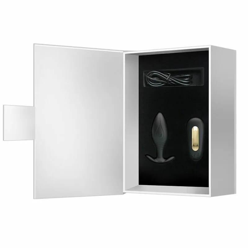 PRETTY LOVE - REGINA PLUG ANAL VIBRADOR RECARGABLE NEGRO - Imagen 12