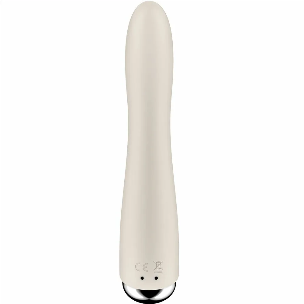 SATISFYER - SPINNING VIBE 1 VIBRADOR ROTADOR G-SPOT BEIGE - Imagen 3