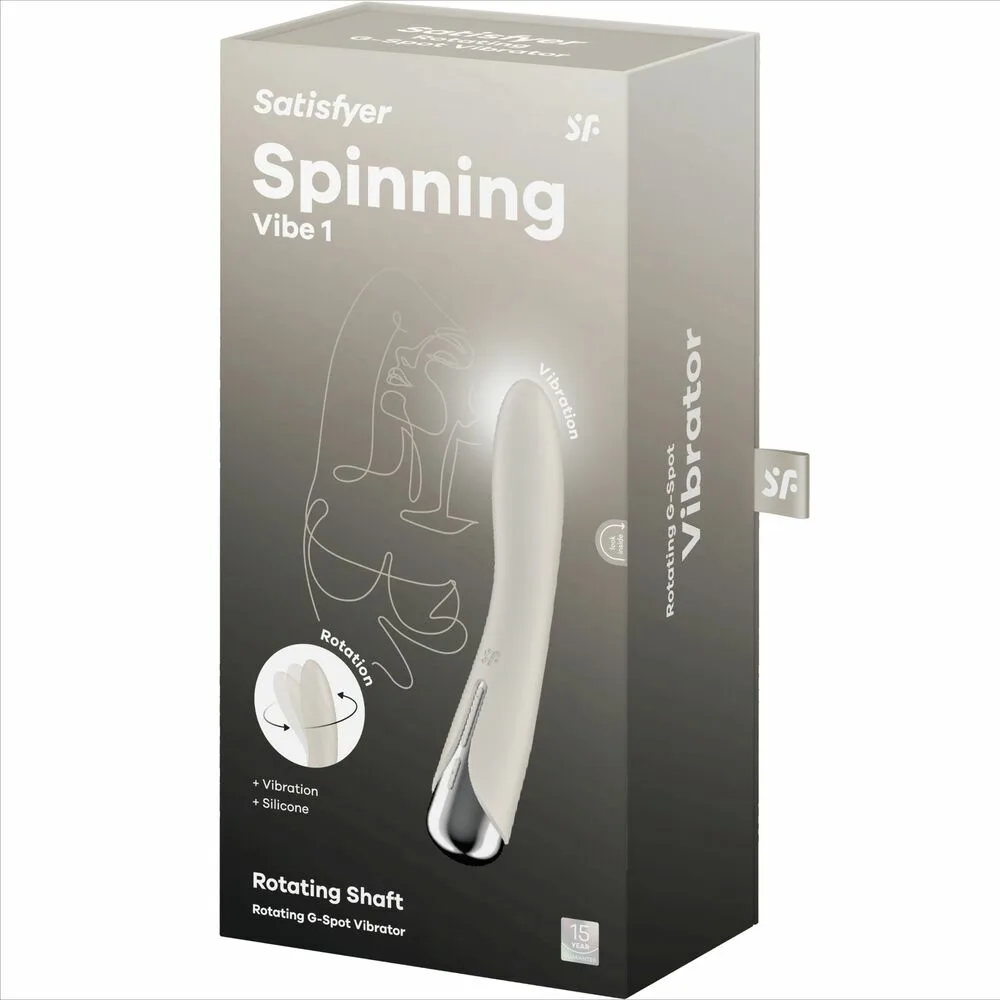 SATISFYER - SPINNING VIBE 1 VIBRADOR ROTADOR G-SPOT BEIGE - Imagen 7