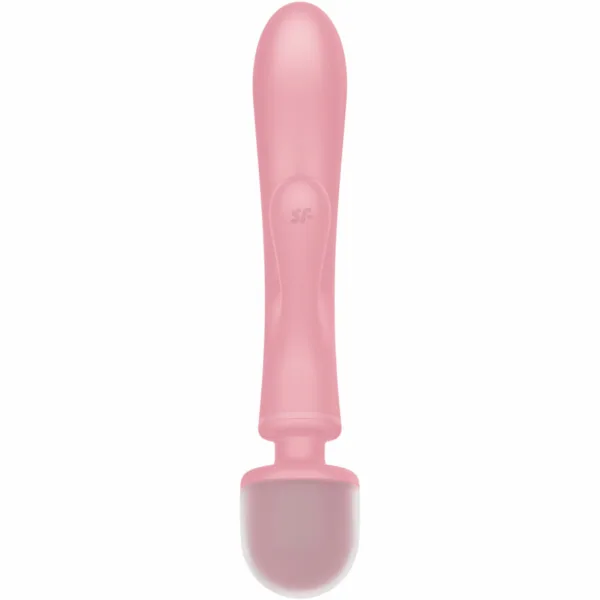 SATISFYER - TRIPLE LOVER MASAJEADOR VIBRADOR RABBIT ROSA - Imagen 4