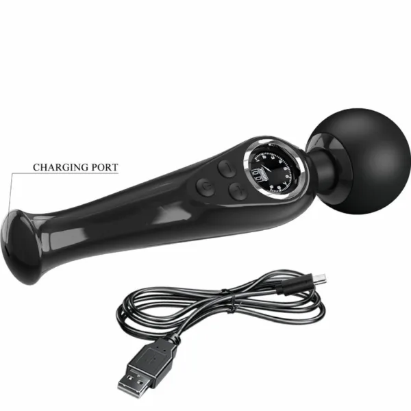 PRETTY LOVE - SKYLER VIBRADOR WAND NEGRO - Imagen 6